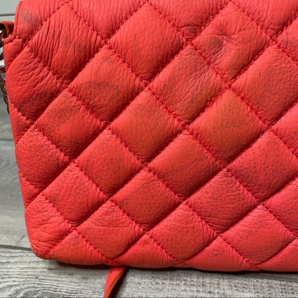 Kate Spade Gold Coast Meadow Quilted Leather Shoulder Bag Coral - Picture 5 of 10